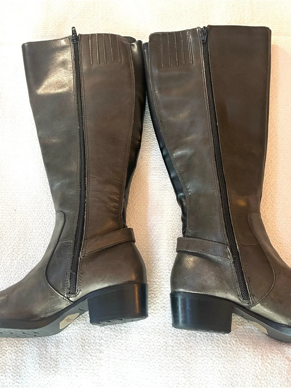 Born Women's Over-the-Knee Side-Zip Boots in Dark Gray